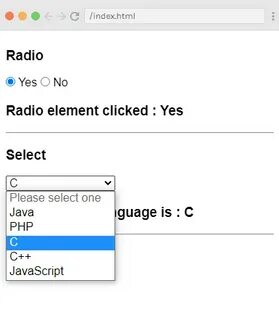 Js radio checked