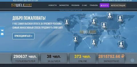 Wellclix net - способы заработка, возможности для рекламодателей.