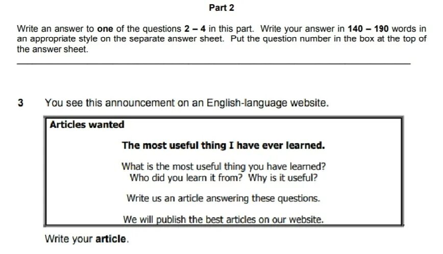 Пример article FCE. Writing an article задание. FCE article задания. FCE экзамен по английскому.