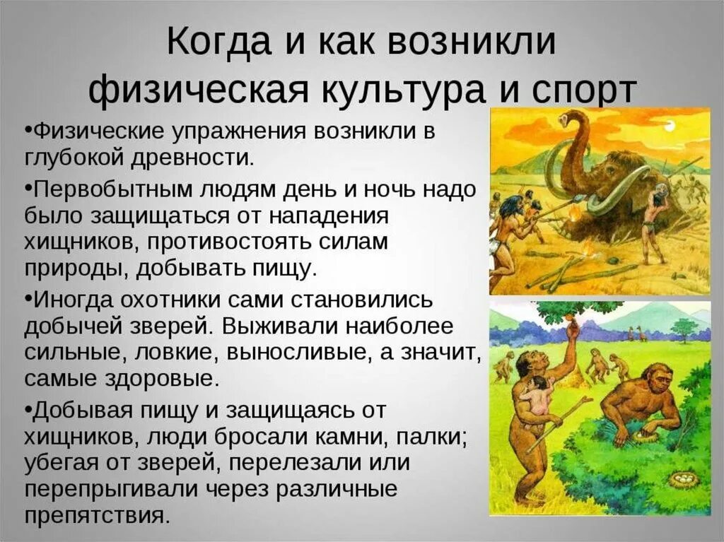 Когда появились недели. Когда и как возникли физическая культура и спорт. Когда и как зародилась физическая культура. Как появилась физическая культура. .Как возникла физкультура.