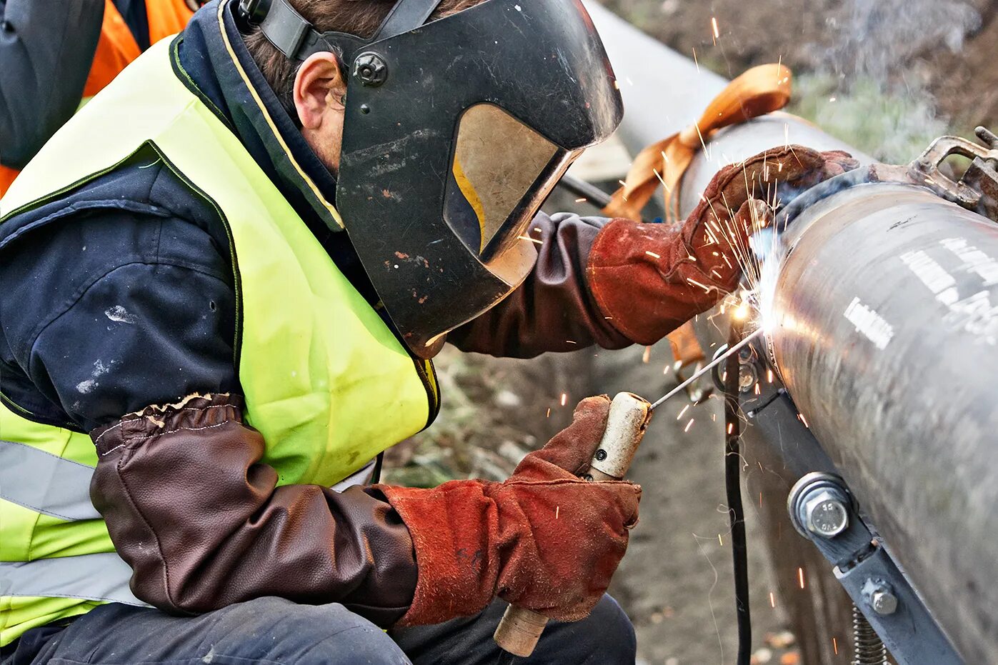 Работа газопроводе
