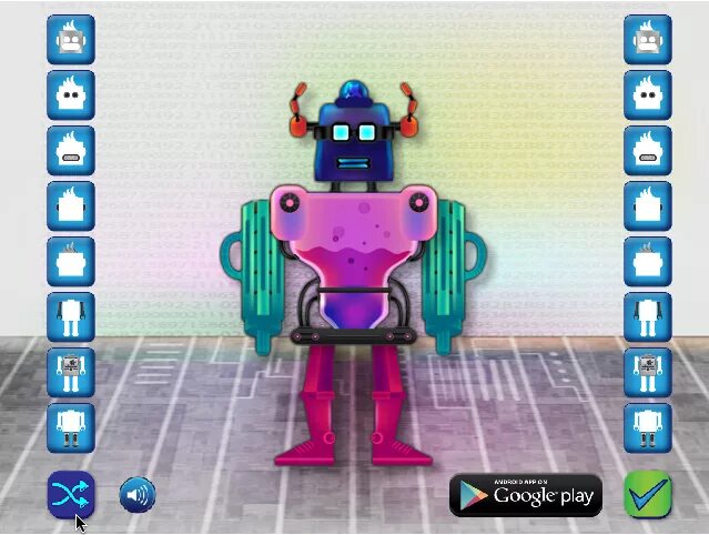Игра создать робота. Игра создать робота