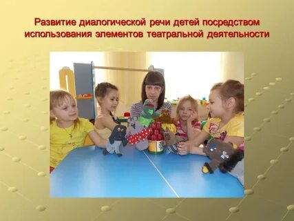 Развитие диалогической речи в средней группе