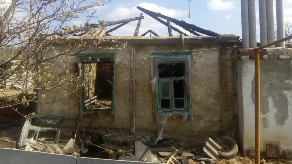 Пожар в богучарском районе