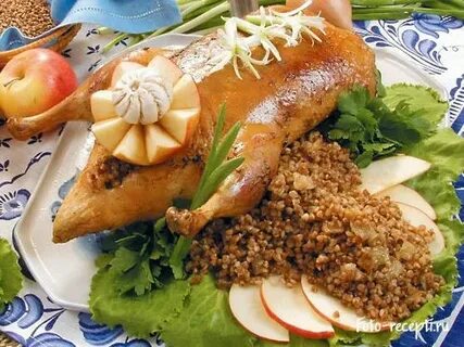 Гусь с гречкой