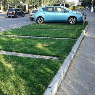 Зеленая парковка
