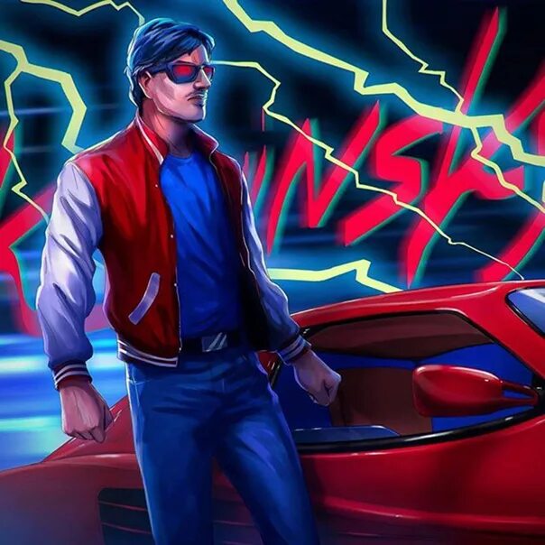 Кавински ретровейв. Kavinsky Art. Kavinsky арт.