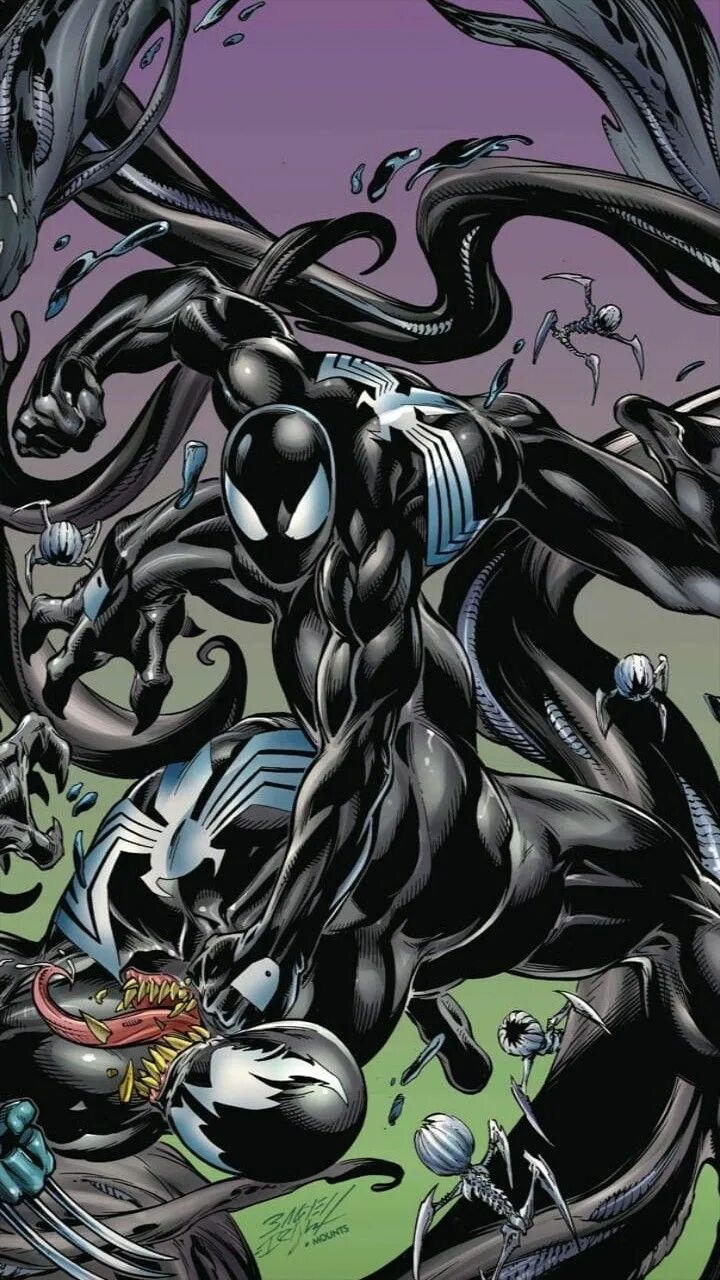 Веном паук комикс. Симбиот Веном. Spider man Symbiote. Человек паук симбиот симбиот. Алтимейт человек паук симбиот.