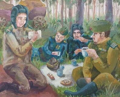 Шли 3 солдата