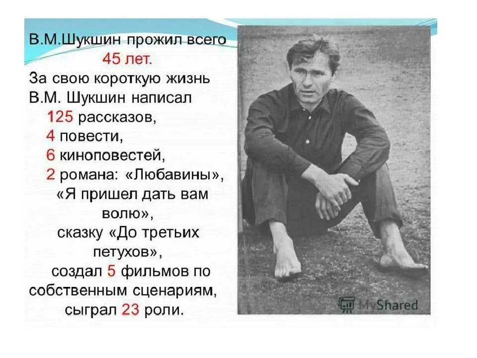 Шукшин жизнь и творчество 11 класс. Василия Макаровича Шукшина. Место рождения Шукшина Василия Макаровича.