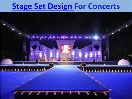 Stage set