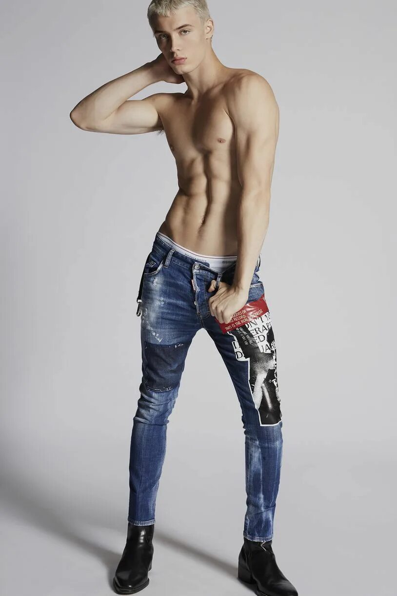 Dsquared2 Jeans men. Dsquared Spring 2019. Юноши в джинсах. Красивые парни в джинсах. Красивый худой мужчина