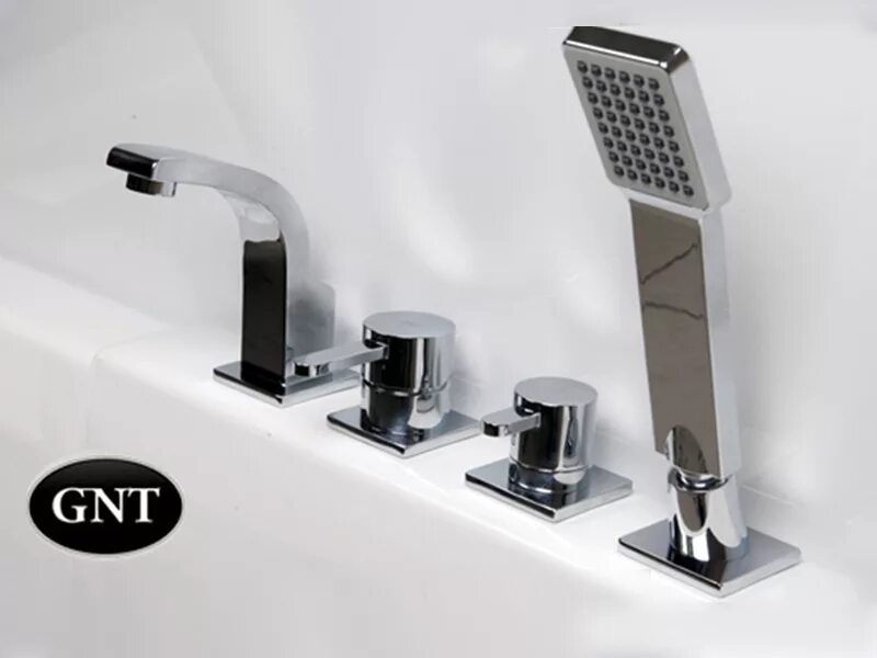 Врезные смесители для ванной с душем