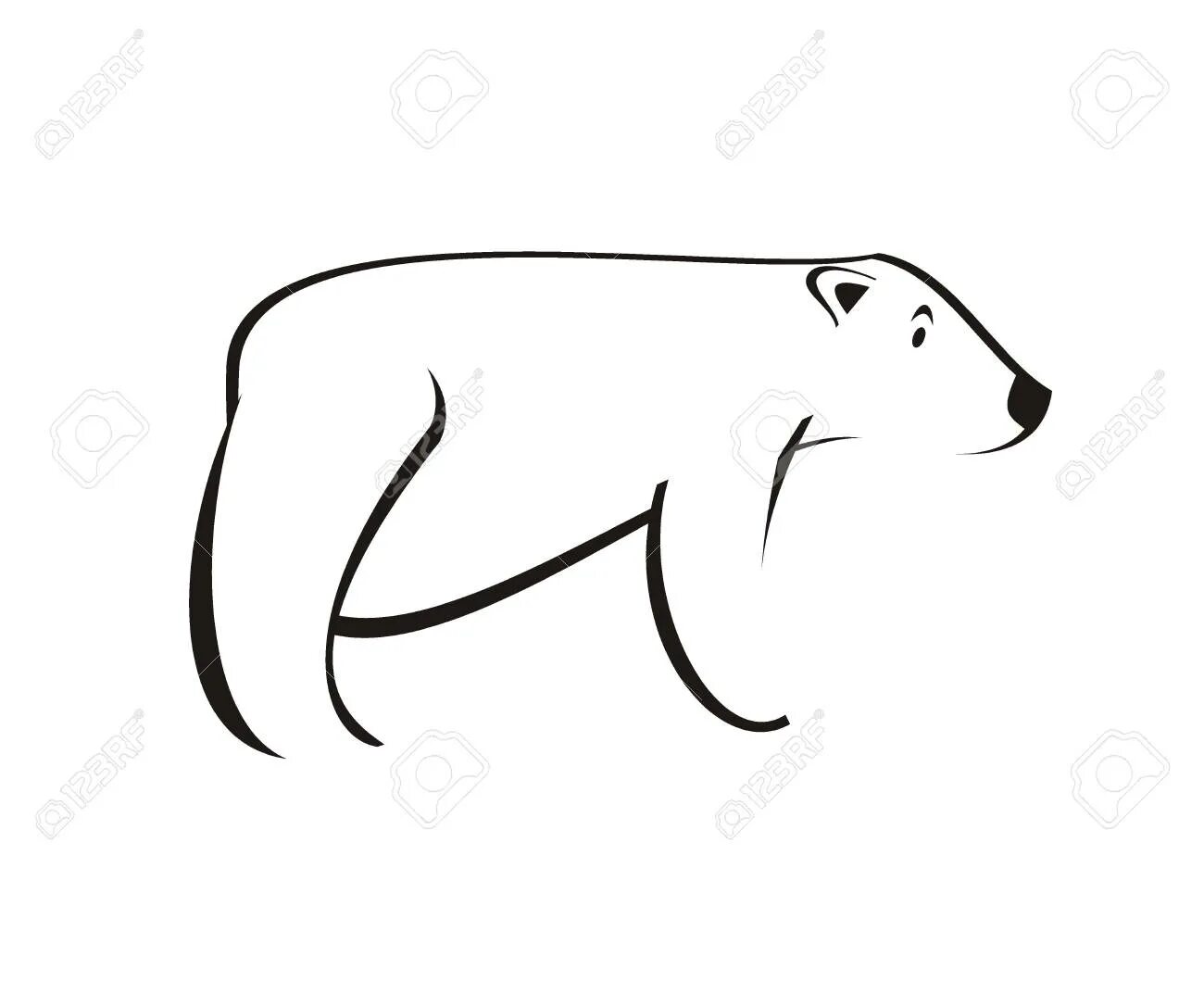 Медведь минимализм. Мишка вектор. Simple bear. Голова мишки трафарет. Медведь черно белый.