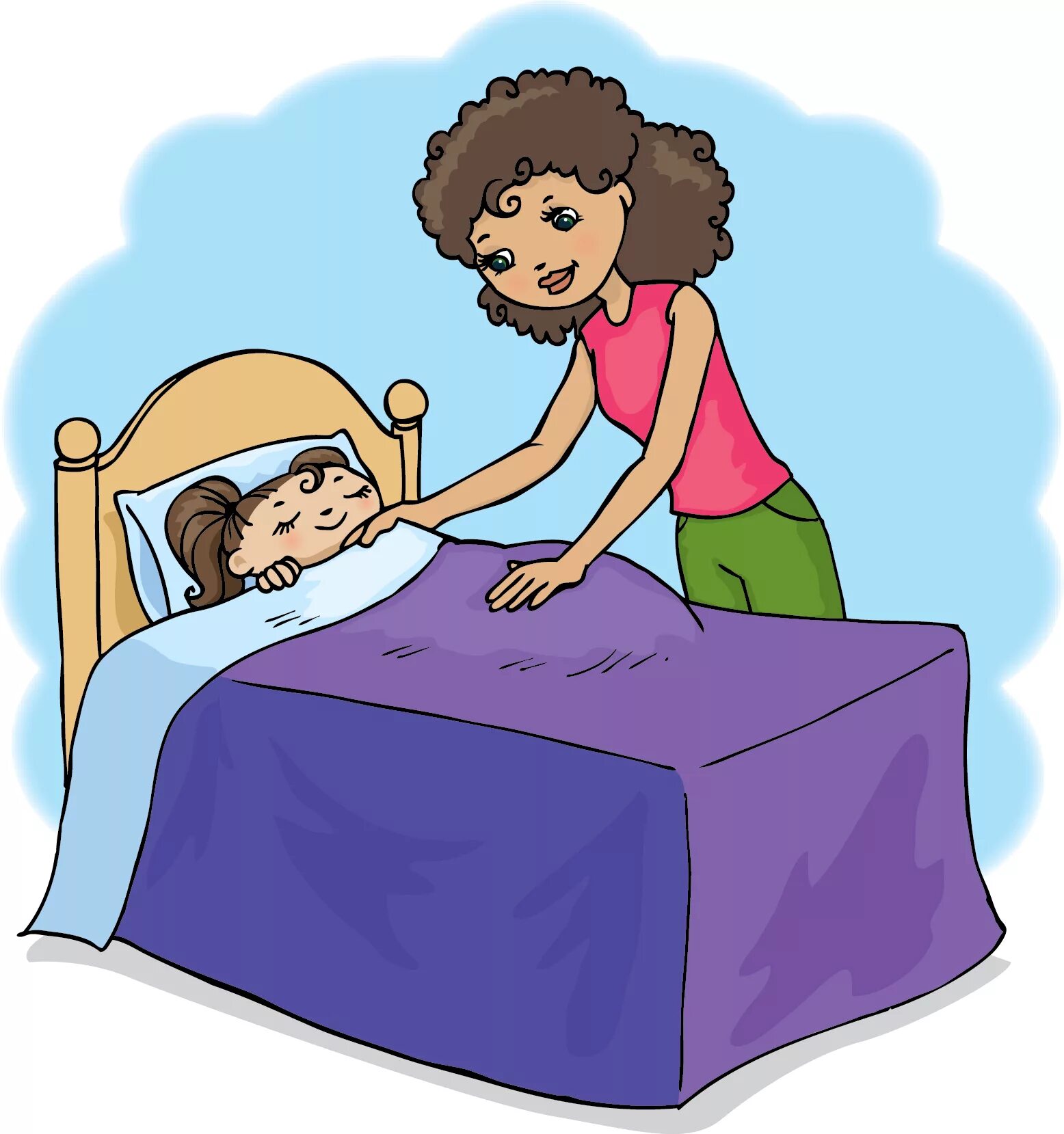 She goes to bed. Go to bed для детей. go to bed спать. кровать рисунок. ребенок заправляет кровать.