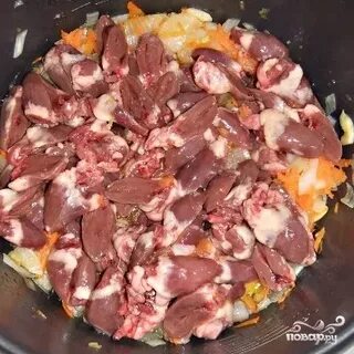 Вкусные куриные сердечки в мультиварке