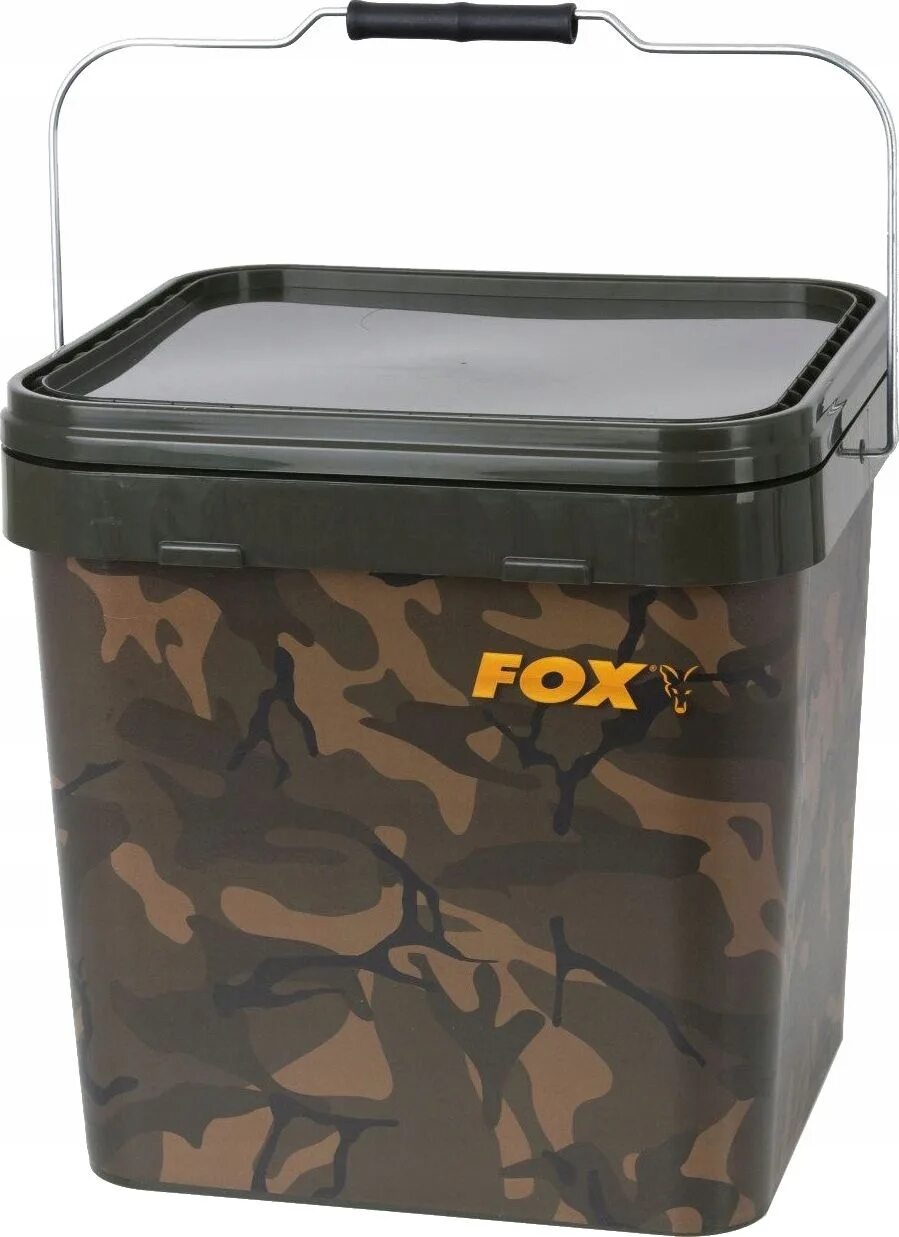 Ведро для рыбалки Fox 17 l. Trakker Olive Square Containers 17л. Ведро Fox 17л. Карповое ведро Fox.