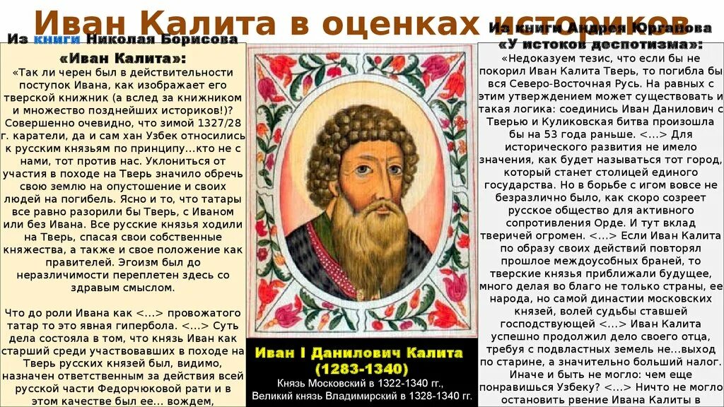 Оцените роль великих князей московских. Оцените роль великих князей московских