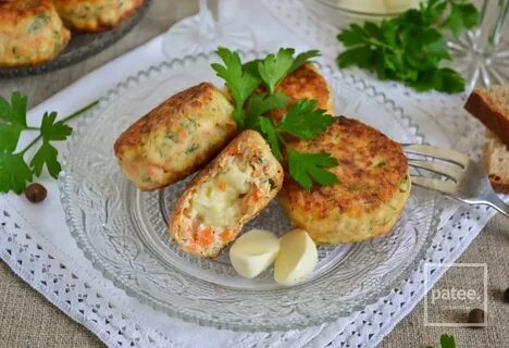 Мини котлетки с моцареллой