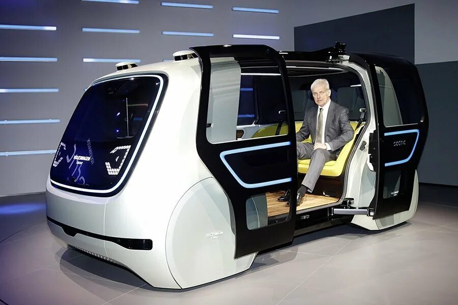 Unmanned vehicles. Volkswagen Sedric Concept. Беспилотные автомобили Volkswagen Sedric. Volkswagen Sedric Concept салон. Фольксваген беспилотный шаттл.