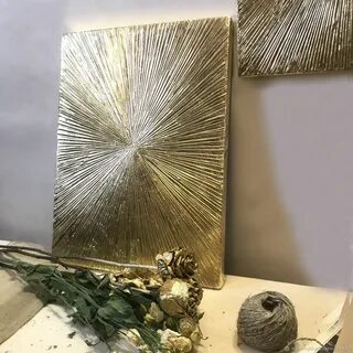 Картины золотом и серебром