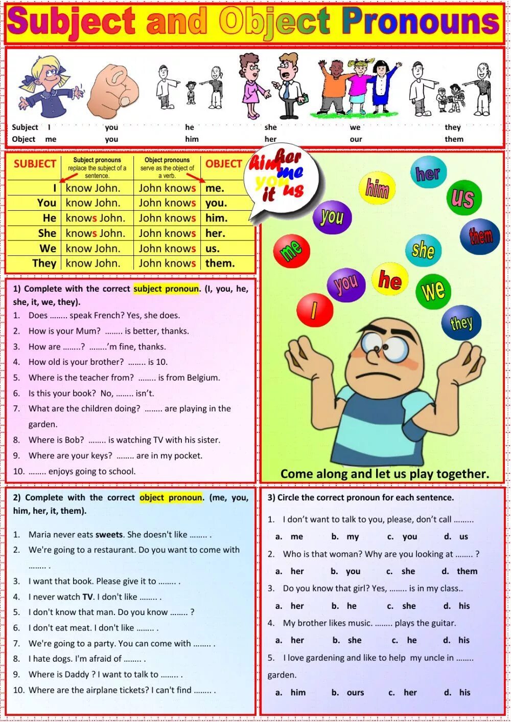 Местоимения Worksheets. Местоимения в английском Worksheets. Объектные местоимения в английском Worksheets. Personal pronouns в английском языке. Personal object