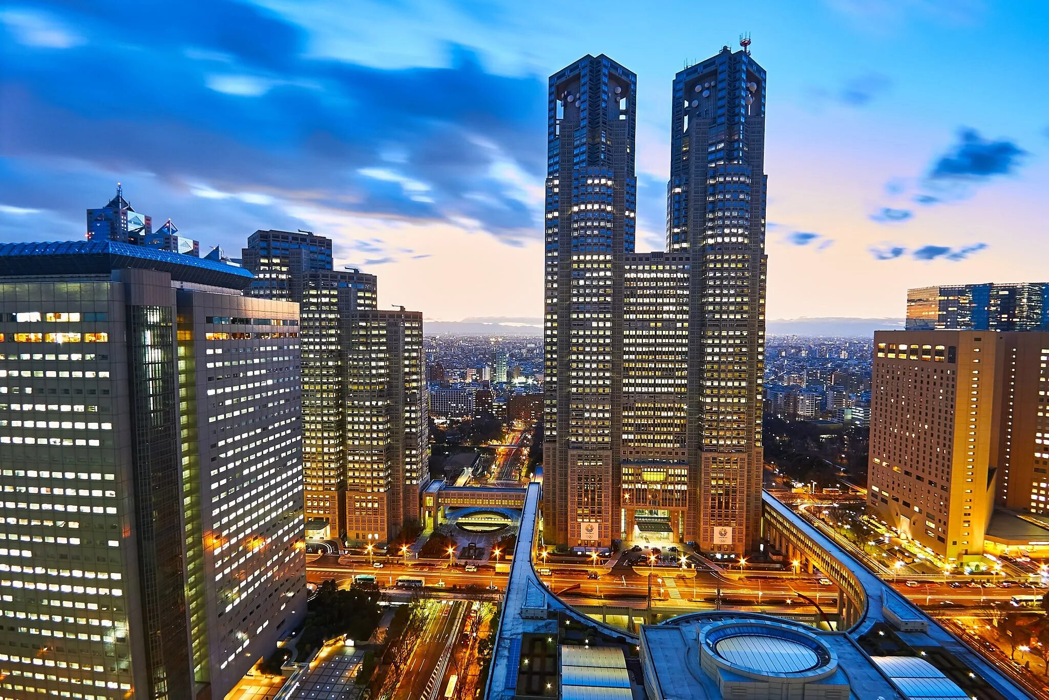 Japan government building. Japan Company. Japan Company building. Tokyo Metropolitan government building, Tokyo.