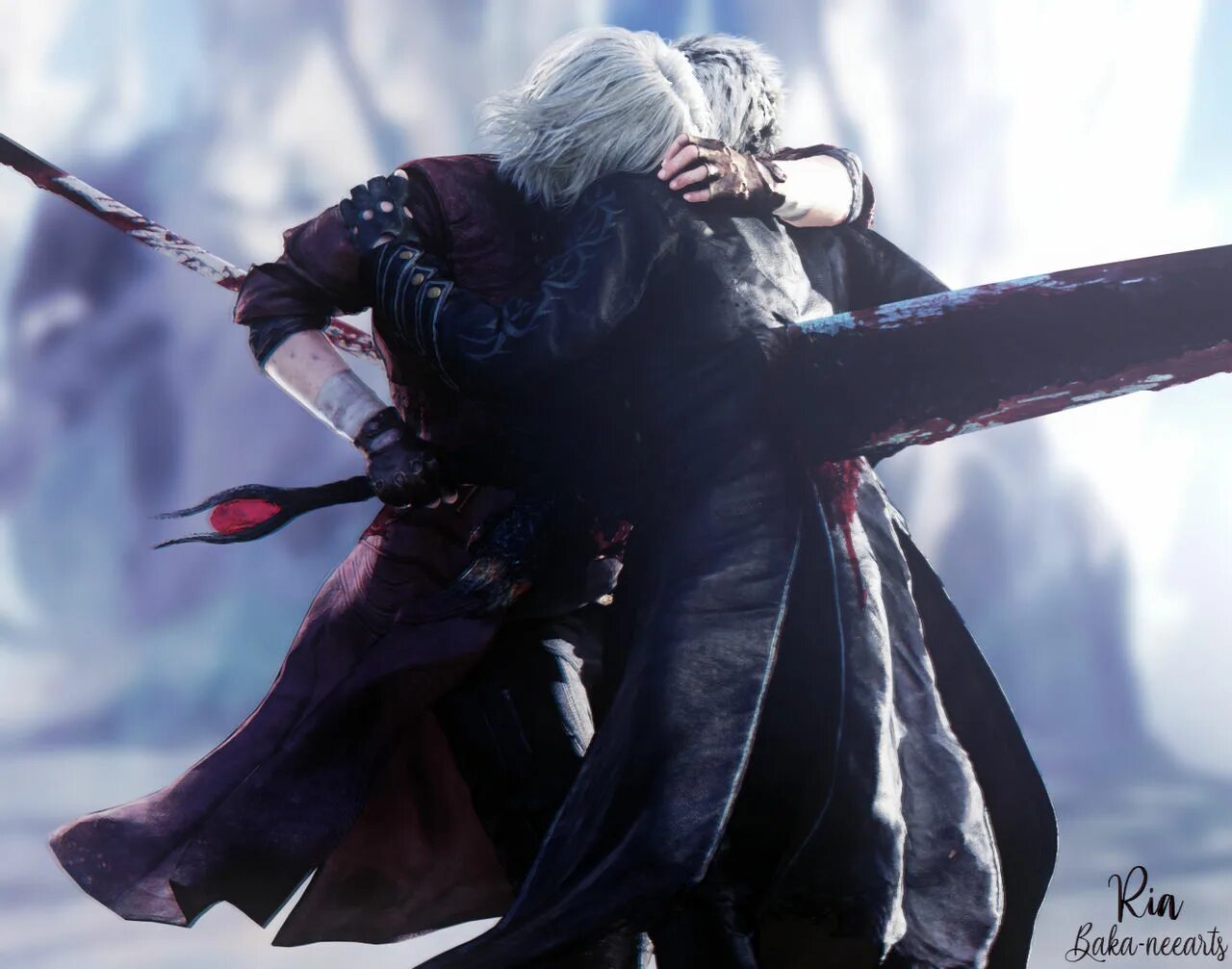 Ни верг. Данте и Вергилий Devil May Cry 5. Devil May Cry 5 Dante and Vergil. Данте и Вергилий ДМС 5. Devil May Cry 5 Dante Vergil Devil.