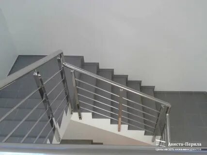 Перила из нержавейки для лестниц фото