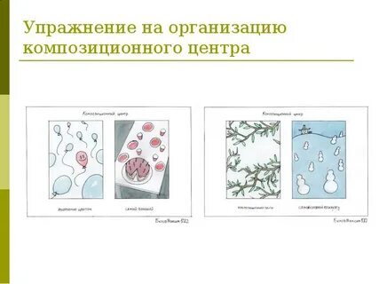 Организация композиционных центров