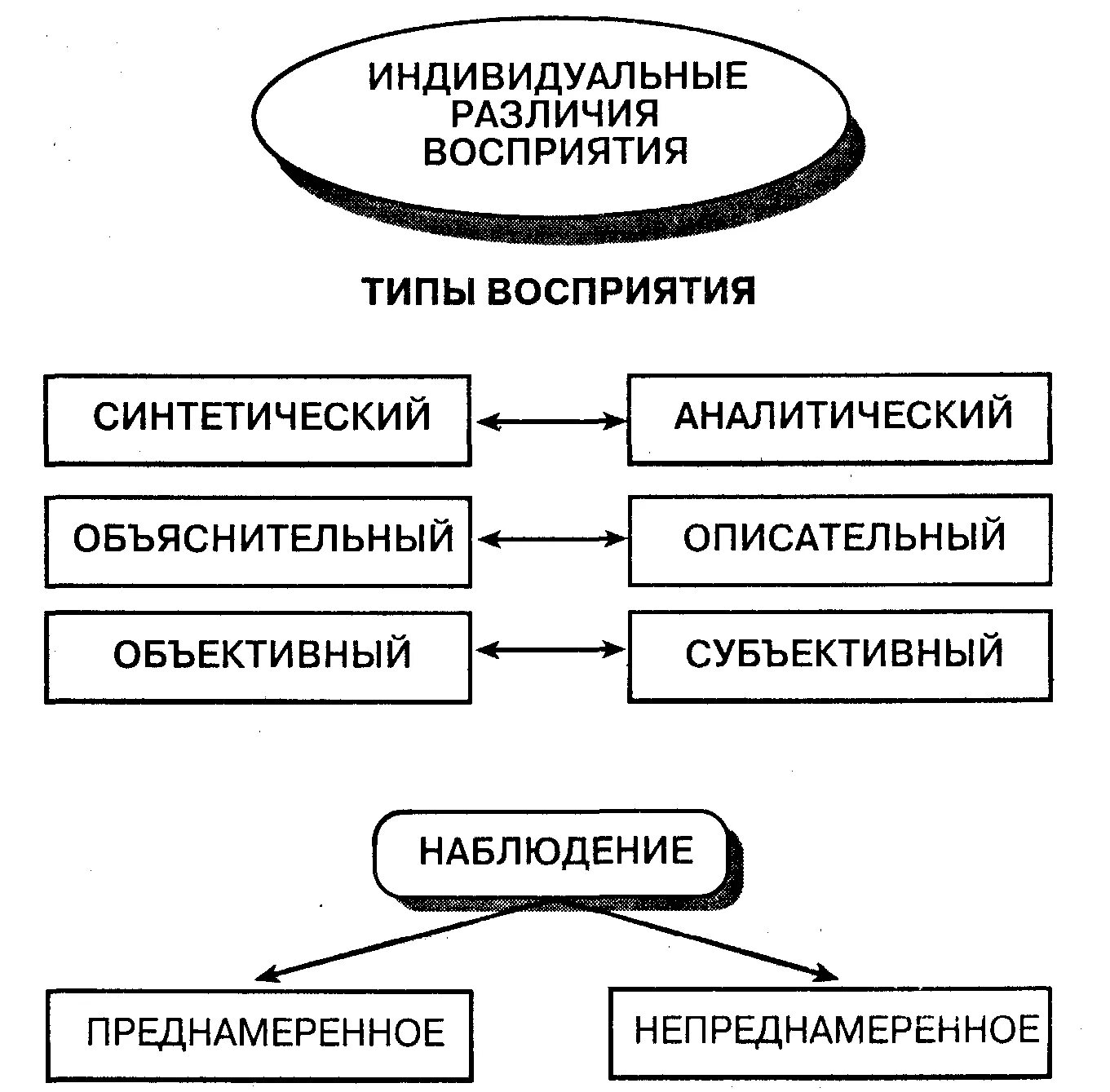 Формы виды восприятия. Индивидуальный тип восприятия в психологии. индивидуальные различия в восприятии и его развитие у детей. индивидуальные параметры восприятия. синтетический тип восприятия.