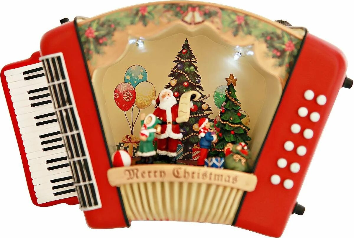 Песня подарок. Новогодние музыкальные сувениры. Новогодний музыкальный подарок. Елочная игрушка гармошка. Подарок для аккордеониста.