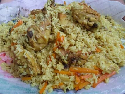 Простой плов с курицей в сковороде