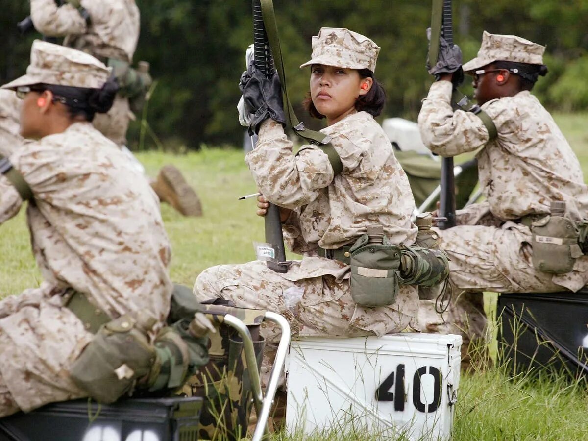 Serving in the army