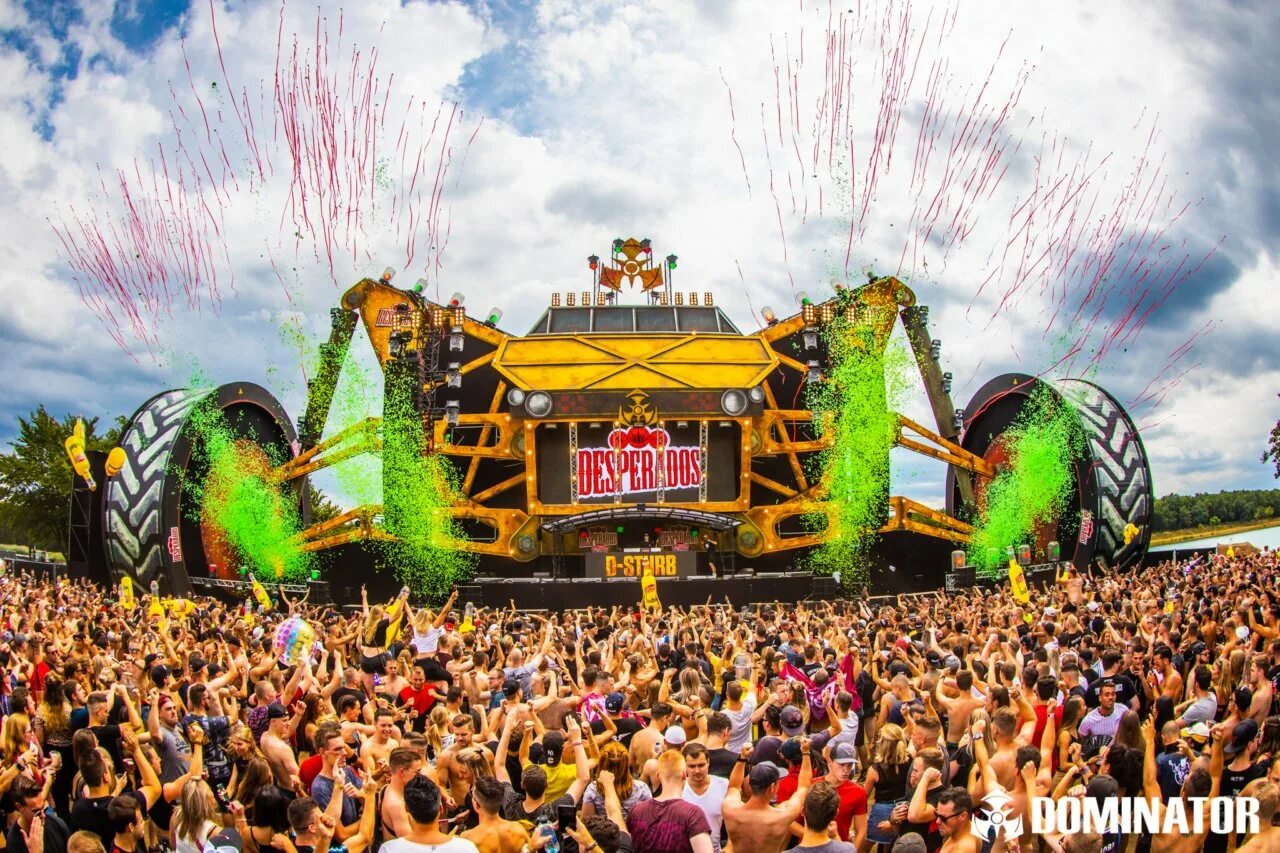 Рейв фестиваль. Dominator Festival 2022. Арт фестиваль. Рейв в Голландии.