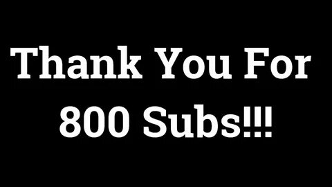Thanks for subbing