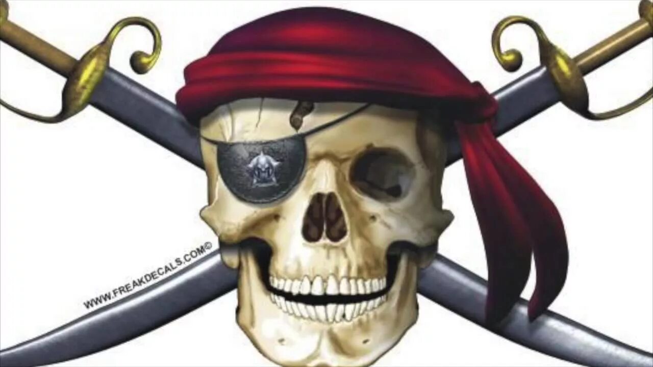Пиратская ж. Пиратская сабля. Пиратский кинжал. Пиратский череп. Пиратский череп с мечами.
