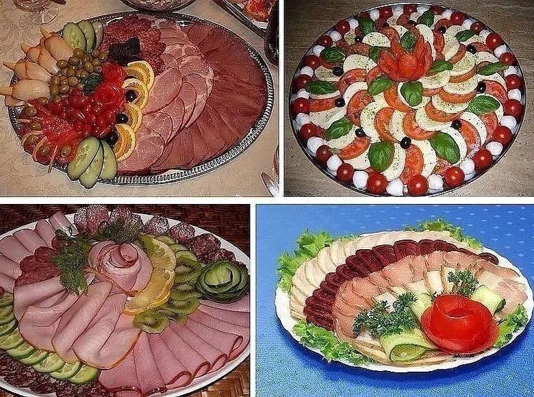 Мясная нарезка на праздничный стол - CoffeePapa.ru