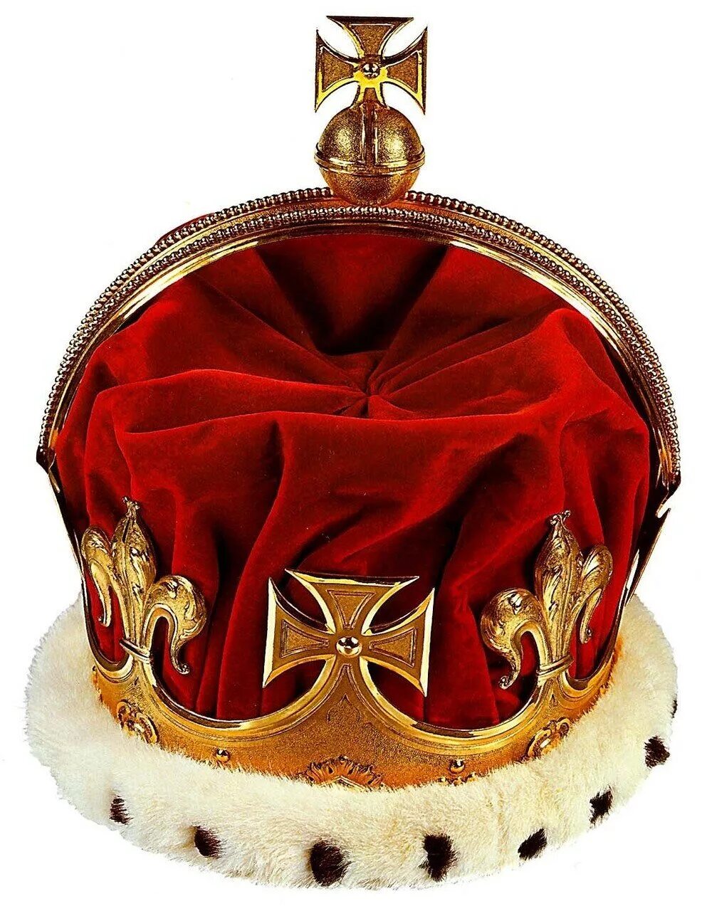 Царские уборы. Корона принца Уэльского. Шапка Мономаха Британская корона. Корона императрицы Евгении. 1855. Корона принца Уэльского (1969)..