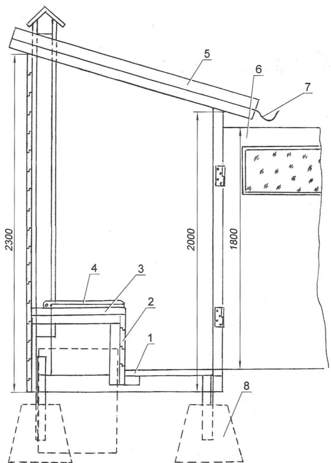 Схема вытяжки дачного туалета с выгребной ямой. Туалет с односкатной крышей чертеж. Пудр-клозет чертеж. Как построить уличный туалет чертеж.