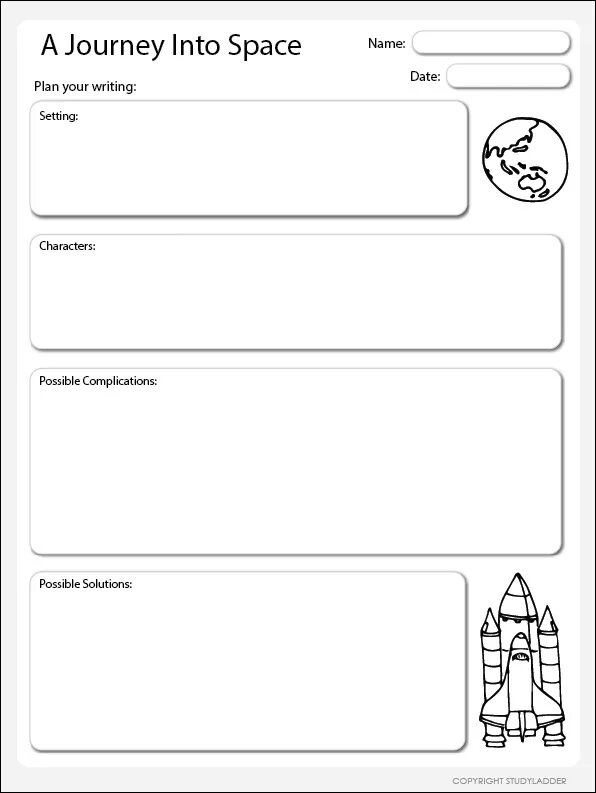 Journey into Space Worksheets. Space writing. Into Space 2 Lesson Plan. Journey into space 4 grade