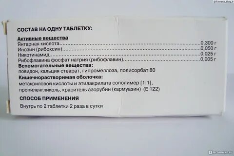 Цитофлавин таблетки сколько принимать