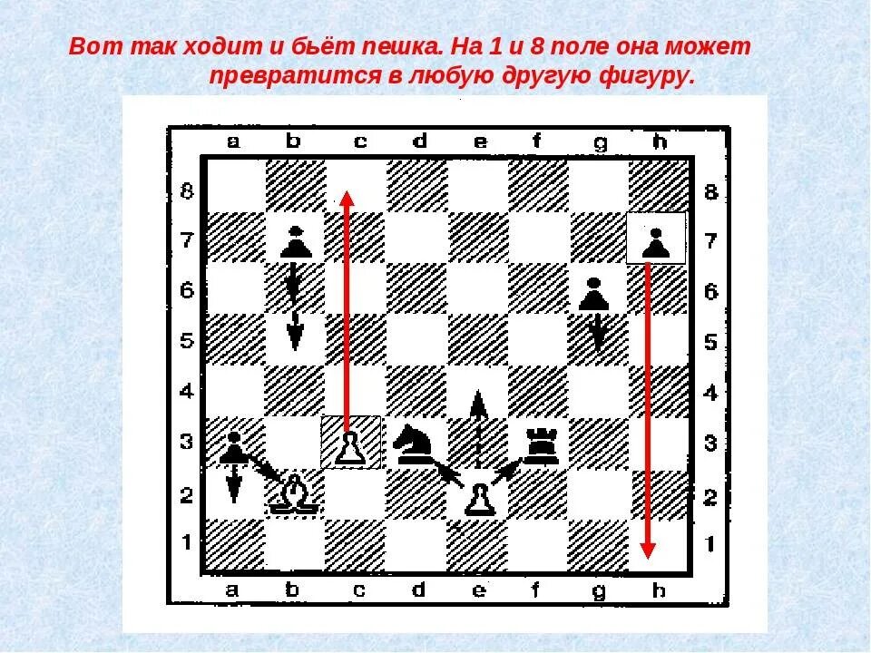 Пешке можно бить назад. Как ходит пешка в шахматах. Пешка ходит в шахматах. Как рубит пешка. Пешка в шахматах как ходит и бьет.