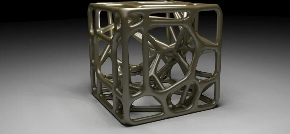 Cube stl. Voronoi 3d printer. cube 3d printer. voronoi cube stl. модель кубика для 3d принтера.