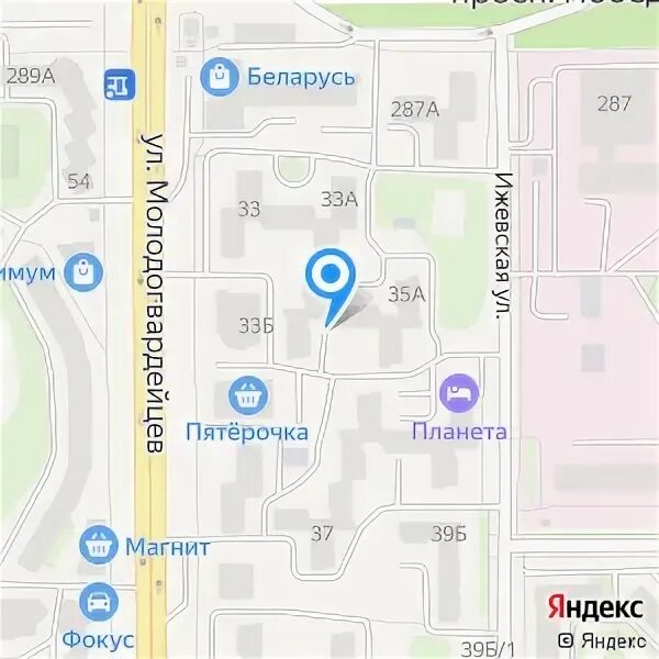 Молодогвардейцев 35. Молодогвардейцев 35а/1.