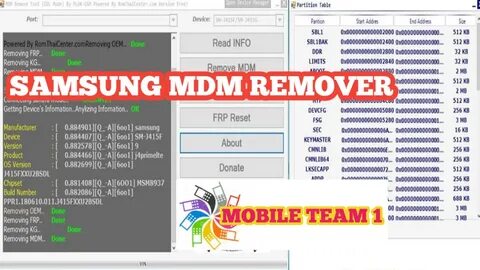 Samsung unlock tool