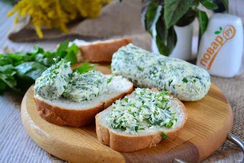 Хлеб с зеленым луком