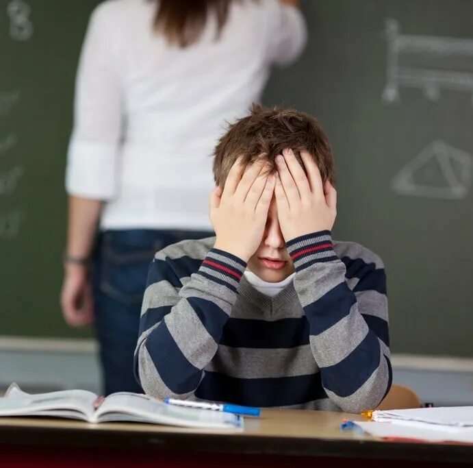 Школьная тревожность. Фобии школьника фото. Stress School Day.