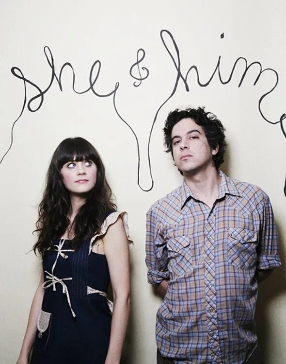 He this music. Зоуи Дешанель she&him. He she. Группа she. She, she and he.