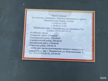Номер телефона разрешительной системы